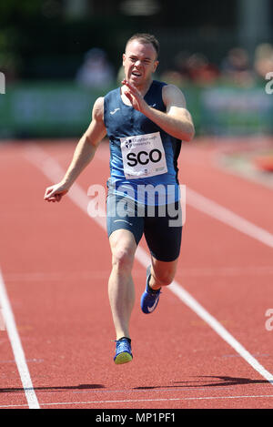 Concessione Plenderleith in 400m durante la Loughborough Meeting Internazionale di Atletica Leggera a Paula Radcliffe Stadium, Loughborough. Stampa foto di associazione. Picture Data: domenica 20 maggio, 2018. Vedere PA storia atletica Loughborough. Foto di credito dovrebbe leggere: David Davies/filo PA. Foto Stock