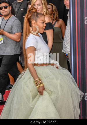 Las Vegas, NV, Stati Uniti d'America. Il 20 maggio 2018. Janet Jackson al 2018 Billboard Music Awards a MGM Grand Garden Arena di Las Vegas, Nevada, il 20 maggio 2018. Credito: Damairs Carter/media/punzone Alamy Live News Foto Stock