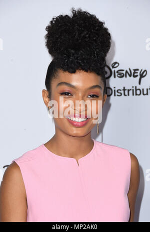 Burbank, CA, Stati Uniti d'America. Il 20 maggio 2018. 20 Maggio 2018 - Burbank, in California - Yara Shahidi. 2018 Disney/ABC Upfronts internazionale tenuto presso il Walt Disney Studios. Photo credit: Birdie Thompson/AdMedia Credito: Birdie Thompson/AdMedia/ZUMA filo/Alamy Live News Foto Stock