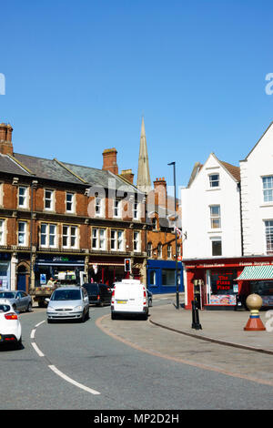 Condotto Lane, Westgate market place, Grantham, Lincolnshire. Foto Stock