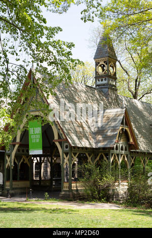 Central Park Dairy Visitor Centre & Regali, al Central Park di New York City STATI UNITI D'AMERICA Foto Stock