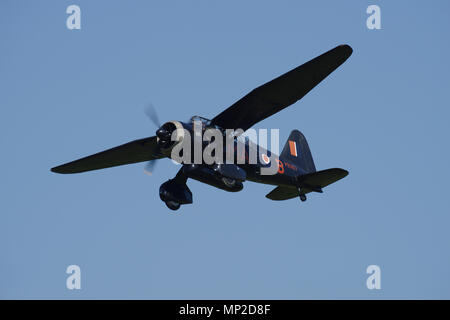 Westland Lysander III, V9367, G-AZWT, Shuttleworth Collection, Old Warden, Foto Stock