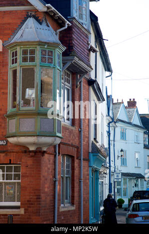 Oriel window, DEVON REGNO UNITO Foto Stock