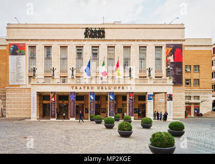 Roma, Italia - 14 Ottobre 2016: Teatro dell'Opera di Roma, Italia. Foto Stock