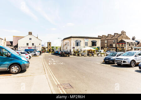 Città Leyburn, Wensleydale, Yorkshire Dales, nello Yorkshire, Inghilterra, città dello Yorkshire, Leyburn Town Center, Leyburn Yorkshire, Leyburn Yorkshire Regno Unito, Leyburn Foto Stock