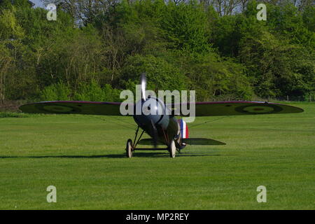 Bristol M1c Bullet Replica, C4918, G-BWJM, Shutleworth Collection, Old Warden, Bedfordshire, Foto Stock