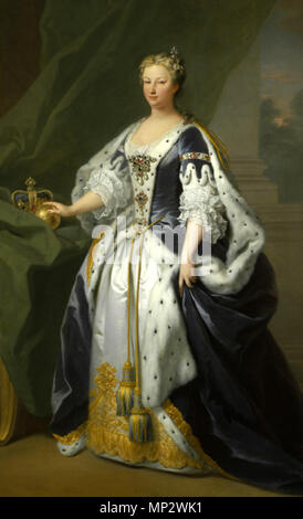 . Inglese: Caroline di Ansbach (1683-1737), la regina del Regno Unito . Il XVIII secolo. 1035 la regina Carolina Kneller Foto Stock