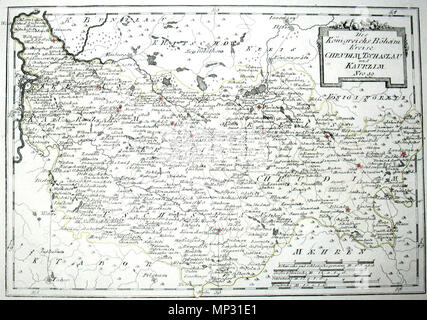 . Deutsch: Des Königreichs Böheim Kreise Chrudim, Tschaslau und Kaurzim. Nro. 99. Kolorierter Kupferstich . 1791. Franz Johann Joseph von Reilly (1766-1820) nomi alternativi Reilly, Franz Johann Joseph von Descrizione editore austriaco e scrittore Data di nascita e morte 18 Agosto 1766 6 luglio 1820 Luogo di nascita e morte a Vienna il periodo di lavoro 1790 - 1800 Sede di lavoro autorità di Vienna : controllo Q113944 VIAF: 102371035 ISNI: 0000 0001 1839 240X LCCN: N88624007 GND: 118748017 SUDOC: 158784243 WorldCat 851 Mappa di Boemia nel 1791 da Reilly 099 b Foto Stock