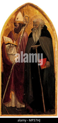 . Trittico di San Giovenale. Il pannello destro . circa 1422. Masaccio (1401-1428) nomi alternativi nascita Nome: Tommaso di Ser Giovanni di Simone pittore Descrizione Data di nascita e morte 21 Dicembre 1401 1428 Luogo di nascita e morte di San Giovanni Valdarno Roma sede di lavoro Firenze competente controllo : Q5811 VIAF: 7368513 ISNI: 0000 0001 2119 1860 ULAN: 500026649 LCCN: N79006973 NLA: 35332383 WorldCat 869 Masaccio. Trittico di San Giovenale. Il pannello destro. c.1422. Foto Stock