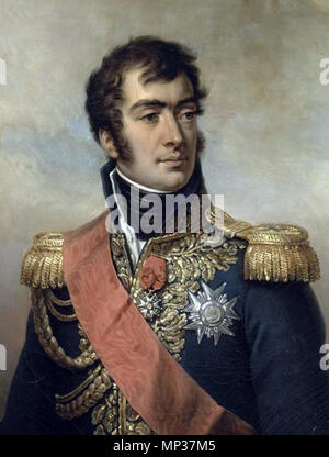 Francese: Auguste-Frederic-Louis Viesse de Marmont Duc de Raguse, Marechal de France (1774-1852) Auguste Frédéric Louis Viesse de Marmont Maresciallo di Francia . Français : Commandé par Louis-Philippe pour le musée historique de Versailles en 1834 . 1837. 863 Marmont Foto Stock