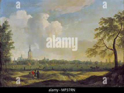 . Nederlands: Gezicht Op Den Haag vanuit het noord-noordwesten gezien . 1750. Jan dieci Compe (1713-1761) nomi alternativi I.T. Conyn, Jan dieci Kompe Descrizione pittore olandese, disegnatore e incisore e commerciante di arte Data di nascita e morte 14 Febbraio 1713 11 Novembre 1761 Luogo di nascita e morte Amsterdam Amsterdam sede di lavoro Amsterdam (1744-1755), l'Aia (1744-1755) Autorità di controllo : Q2680088 VIAF: 95850199 ULAN: 500027305 WGA: COMPE, Jan dieci BPN: RKD 31497137: 17899 701 Jan dieci Compe - Gezicht Op Den Haag vanuit het noord-noordwesten Foto Stock