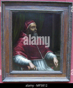 Il papa Clemente VII . Ritratto di papa Clemente VII . circa 1531. 1108 Sebastiano del Piombo, Ritratto di Clemente VII, 1531 ca. Foto Stock