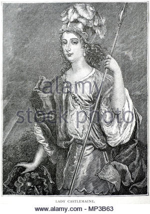 Barbara Palmer, prima Duchessa di Cleveland 1640 - 1709, più spesso noto con il suo nome da nubile Barbara Villiers o il suo titolo di Contessa di Castlemaine, era un inglese royal padrona della famiglia Villiers e forse il più famoso dei tanti amanti del re Carlo II d'Inghilterra, illustrazione dal 1898 Foto Stock