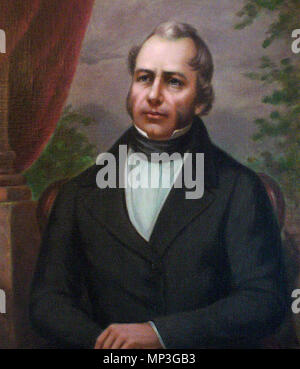 . Français : Joseph Masson (1791-1847), homme d'affaires, premier millionnaire canadien-français et dernier seigneur de Terrebonne. Sans doute Théophile Hamel (1817-1870) nomi alternativi Thomas Hamel; Theophile Hamel Descrizione Canadian pittore ritrattista e Data di nascita e morte 8 Novembre 1817 23 dicembre 1870 Luogo di nascita e morte Sainte-Foy, Quebec City Quebec City competente controllo : Q3526663 VIAF: 69867538 ISNI: 0000 0000 7358 0350 ULAN: 500009165 LCCN: nr93015401 GND: 124673503 WorldCat 1015 Portrait de Giuseppe Masson Foto Stock