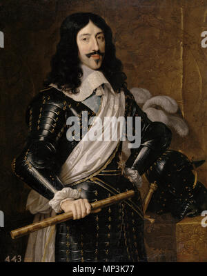 Español: Luis XIII, Rey de Francia Français : Louis XIII de France inglese: Luigi XIII di Francia 1655. 834 Luis XIII, Rey de Francia (Philippe de Champaigne) Foto Stock