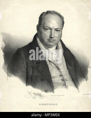 Da Pierre Louis ('Henri') Grevedon, pubblicato da Charles Etienne Pierre Motte, litografia, 1827 Inglese: Henry Maudslay 1827. 876 Henry Maudslay da Grevedon Foto Stock