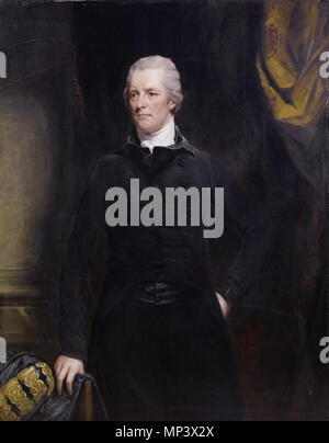 William Pitt il Giovane (1759-1806) *olio su tela *114.5 x 144.5 cm *non prima del 1806 . Inglese: William Pitt il Giovane (1759-1806) . dopo il 1806. John Hoppner (1758-1810) Descrizione inglese ritratto pittore Data di nascita e morte 4 aprile 1758 ? 23 gennaio 1810 Luogo di nascita e morte Whitechapel(London), Inghilterra Whitechapel periodo di lavoro classicismo posizione Lavoro Inghilterra competente controllo : Q326066 VIAF: 5199880 ISNI: 0000 0000 8338 -2969824 ULAN: 500013173 LCCN: nr97042998 NLA: 35656271 WorldCat 941 OlderPittThe Giovani Foto Stock