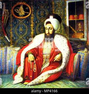 Inglese: Sultan Selim III in udienza 1803. 773 Konstantin Kapidagli 002 Foto Stock