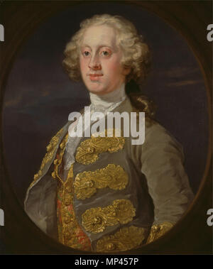 Inglese: Ritratto di William Cavendish (1720-64), marchese di Hartington, poi quarto duca di Devonshire 1741. 1264 William Cavendish, marchese di Hartington, poi quarto duca di Devonshire Foto Stock