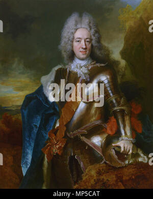 Willem Giacinto (1666-1743) *olio su tela *129,7 x 105,5 cm Willem Giacinto, da Nicolas de Largillière 1260 Willem Giacinto, da Nicolas de Largillière Foto Stock