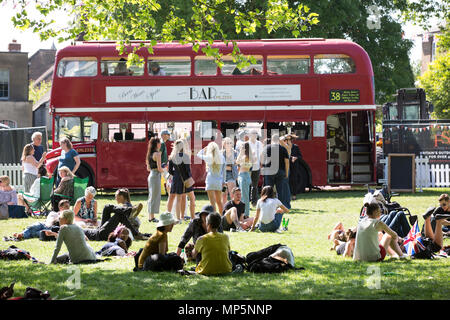 Il principe Harry e Meghan Merkle Royal Wedding, Windsor, Berkshire, Regno Unito Foto Stock