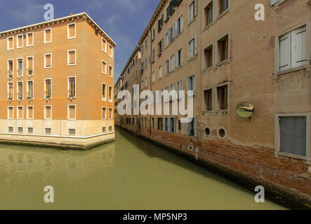 Una zona residenziale nella parte sud di Venezia Foto Stock