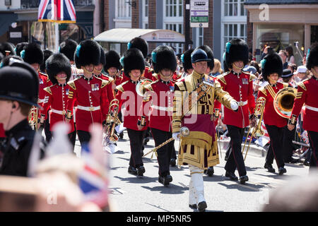 Il principe Harry e Meghan Merkle Royal Wedding, Windsor, Berkshire, Regno Unito Foto Stock
