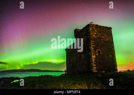 L'aurora boreale in Scozia 