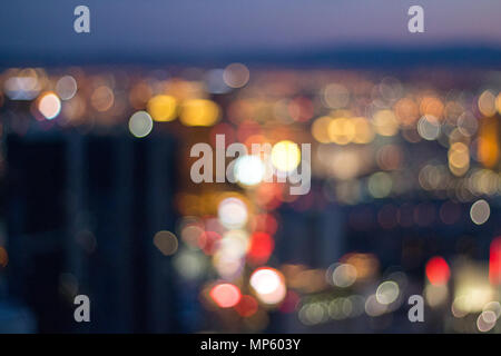 Bokeh Strip di Las Vegas Foto Stock