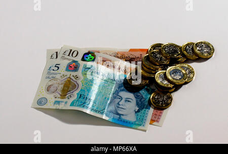 Concetto finanziario foto, REGNO UNITO GBP e case di monopolio Foto Stock