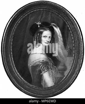 . Aleksandra Fedorovna & Nikolay I . 1840. Ivan Winberg? 1079 RusPortraits v5-026 L'imperatrice Alexandra Feodorowna, 1798-1860, et l'Empereur Nicola I, 1796-1855 un Foto Stock