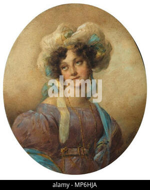 . Inglese: Ritratto di Yelena Alexandrovna Golitsyna, née Naryshkina (1785-1855) . 1820s. 1278 Yelena Alexandrovna Golitsyna Foto Stock