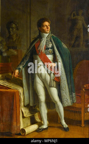 824 Louis-Alexandre Berthier, Principe de Neufchâtel et de Wagram, maréchal de France (1753-1815) Foto Stock