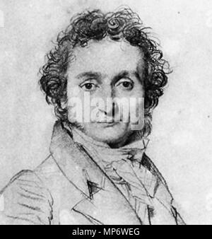 . Pittore Francese, politico e il violinista 924 NiccoloPaganini Foto Stock