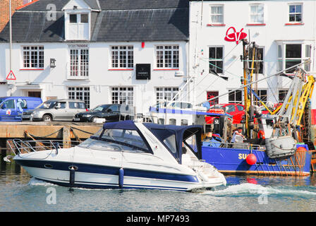 Weymouth. 21 maggio 2018. Il weekend è stupenda meteo continua nella nuova settimana nel soleggiato, Weymouth Dorset Credito: stuart fretwell/Alamy Live News Foto Stock