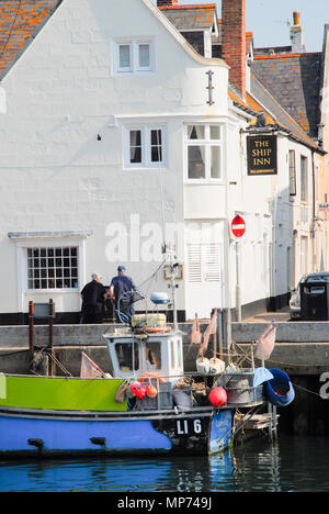 Weymouth. 21 maggio 2018. Il weekend è stupenda meteo continua nella nuova settimana nel soleggiato, Weymouth Dorset Credito: stuart fretwell/Alamy Live News Foto Stock