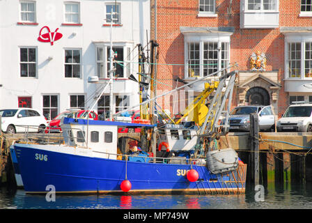 Weymouth. 21 maggio 2018. Il weekend è stupenda meteo continua nella nuova settimana nel soleggiato, Weymouth Dorset Credito: stuart fretwell/Alamy Live News Foto Stock