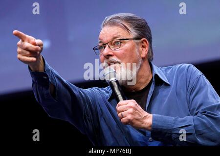 Bonn, Deutschland. 19 Maggio, 2018. Jonathan Frakes a FedCon 27 al Maritim Hotel. Bonn, 19.05.2018 | Utilizzo di credito in tutto il mondo: dpa/Alamy Live News Foto Stock