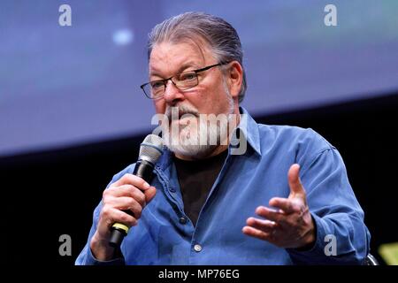 Bonn, Deutschland. 19 Maggio, 2018. Jonathan Frakes a FedCon 27 al Maritim Hotel. Bonn, 19.05.2018 | Utilizzo di credito in tutto il mondo: dpa/Alamy Live News Foto Stock