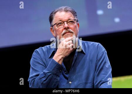 Bonn, Deutschland. 19 Maggio, 2018. Jonathan Frakes a FedCon 27 al Maritim Hotel. Bonn, 19.05.2018 | Utilizzo di credito in tutto il mondo: dpa/Alamy Live News Foto Stock