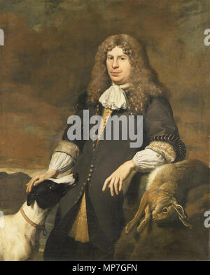 Ritratto di un uomo, eventualmente Jacob de Graeff (1642-1690). 1670. 682 Jacob de Graeff, porta geschilderd Karel Dujardin Foto Stock