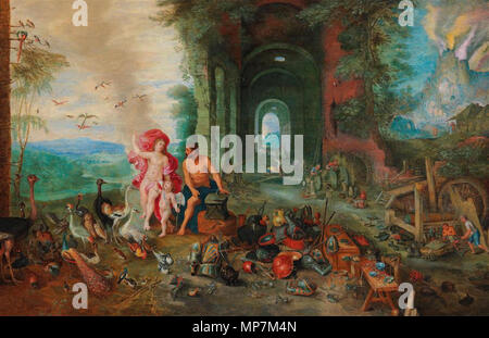 Allegoria dell aria e del fuoco . Jan Brueghel il Giovane (1601-1678) nomi alternativi Jan Bruegel (II), Jan Brueghel (II), Jan Brueghel il Giovane Descrizione pittore fiammingo e disegnatore Data di nascita e morte 13 settembre 1601 (battezzato) 1 settembre 1678 Luogo di nascita e morte Anversa Anversa sede di lavoro Italia (1622-agosto 1625), Anversa (1625-1678) Autorità di controllo : Q285933 VIAF: 42046414 ISNI: 0000 0000 8376 3302 ULAN: 500013747 LCCN: N85095027 WGA: BRUEGHEL, Jan il giovane WorldCat 695 Jan Breughel (II) - allegoria dell aria e del fuoco Foto Stock