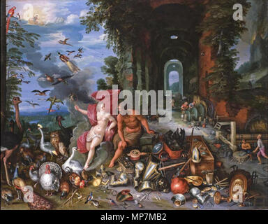 Allegorie der Luft und des Feuers . Jan Brueghel il Giovane (1601-1678) nomi alternativi Jan Bruegel (II), Jan Brueghel (II), Jan Brueghel il Giovane Descrizione pittore fiammingo e disegnatore Data di nascita e morte 13 settembre 1601 (battezzato) 1 settembre 1678 Luogo di nascita e morte Anversa Anversa sede di lavoro Italia (1622-agosto 1625), Anversa (1625-1678) Autorità di controllo : Q285933 VIAF: 42046414 ISNI: 0000 0000 8376 3302 ULAN: 500013747 LCCN: N85095027 WGA: BRUEGHEL, Jan il giovane WorldCat e Hendrick van Balen il giovane (1623-1661) nomi alternativi Hendrick Foto Stock