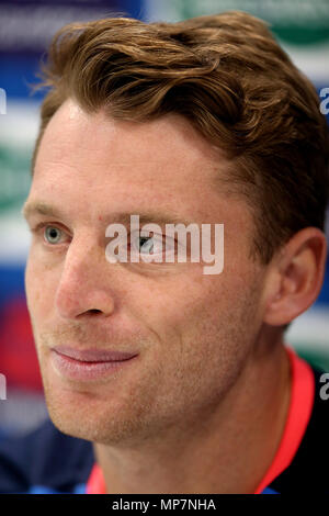 L'Inghilterra del Jos Buttler durante la conferenza stampa al Signore, Londra. Foto Stock