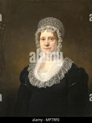 Ritratto di Sarah de Haan tra il 1820 e il 1832. 706 Jan Willem Pieneman - Sara de Haan Foto Stock