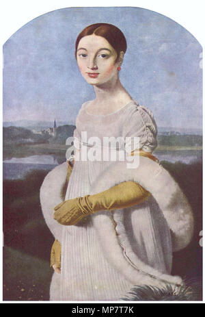 Deutsch: Porträt der Mademoiselle Riviere 1805. 709 Jean Auguste Dominique Ingres - Mademoiselle Riviere Foto Stock