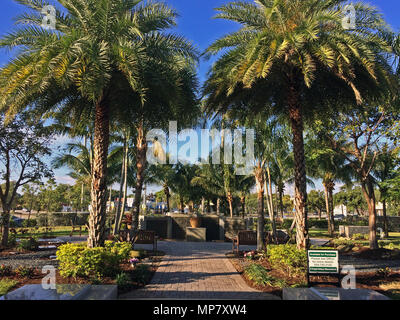 Croissant Park, Fort Lauderdale Florida: 23 Febbraio 2017 Foto Stock