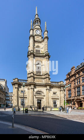 St George's Tron Chiesa di Scozia chiesa a Buchanan Street City Centre di Glasgow Scotland Regno Unito Foto Stock