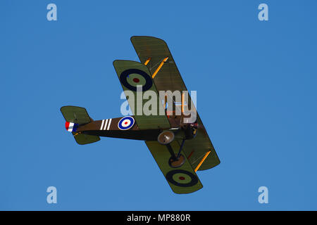 Sopwith Camel Replica D1851, Ikanopit, G-BZSC, presso Old Warden, Shuttleworth Collection, Foto Stock