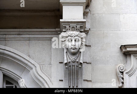La casa di scrittori a Tbilisi che è stato costruito in stile art nouveau Foto Stock